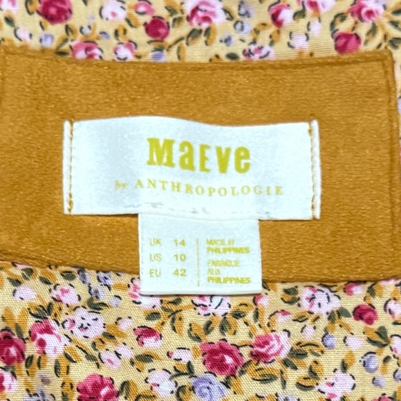 Anthropologie Maeve Cosima Flounced Midi Skirt - Picture 6 of 6